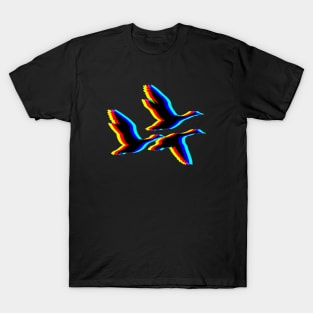 Multi-Colored Flying Geese T-Shirt